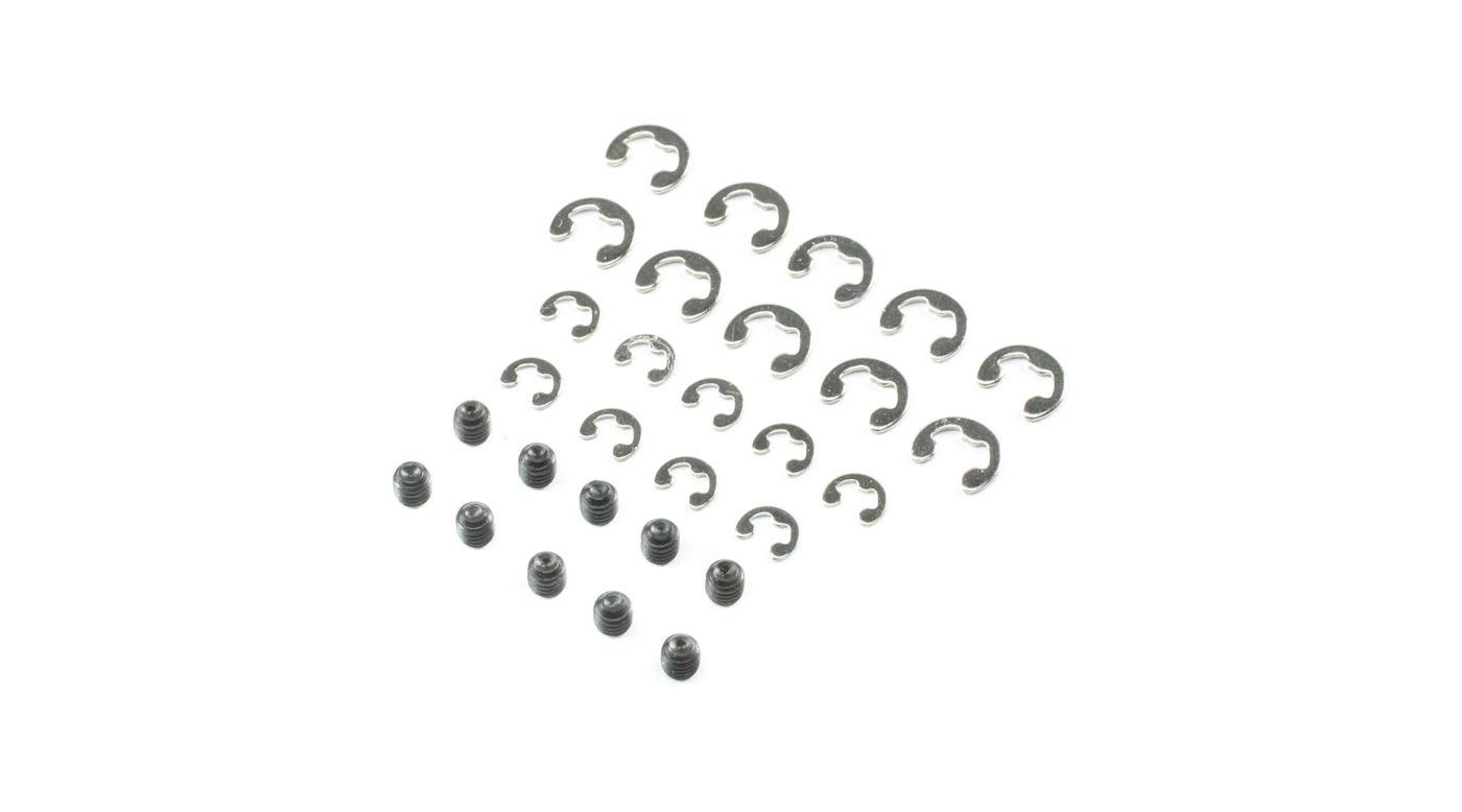 C-clip, Set Screw, 3mm: 1:18 4WD Temper Gen 2 - Excel RC