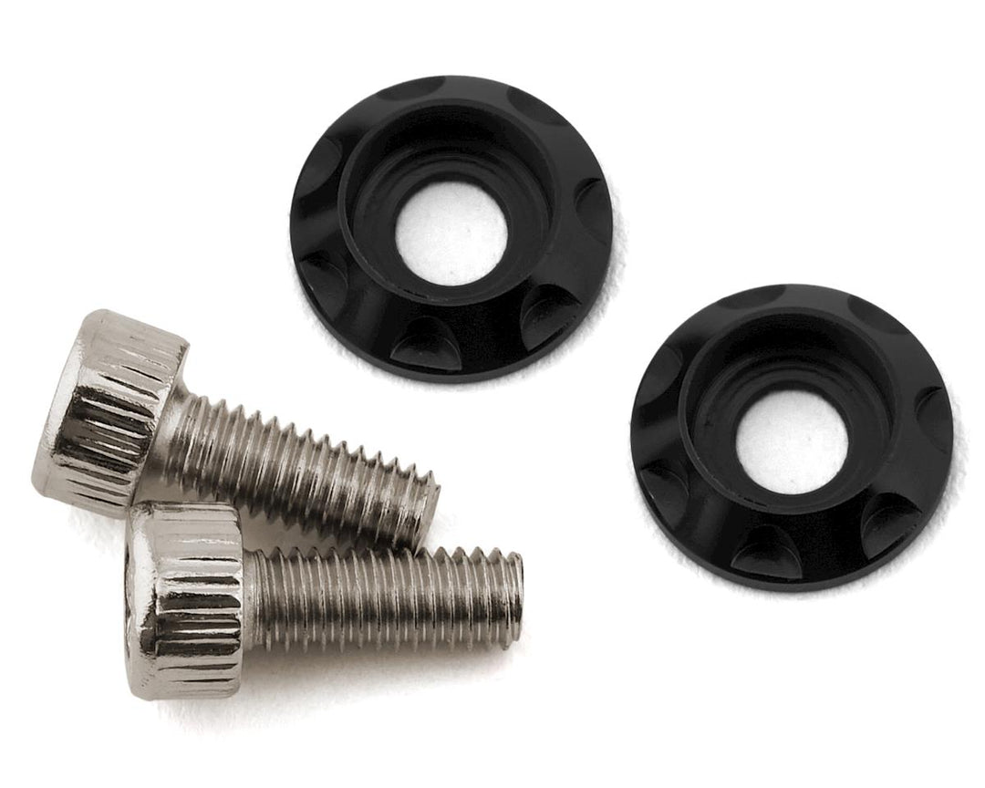 Team Brood M3 Motor Washer Heatsink w/Screws (Black) (2) (8mm) BRO-TBR-M3MWKITHSB8