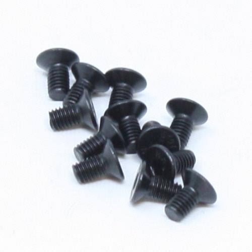 RedCat Racing BS810-101 Flat Head Machined Thread Hex Screw 3x6mm - Excel RC