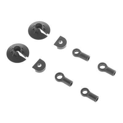 ARRMA AR330338 Shock Rod End Set Nero (2) - Excel RC