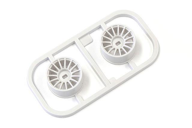 Kyosho MDH100W-W0 Multi Wheel W/Offset 0 (White/AWD/2pcs.) - Excel RC