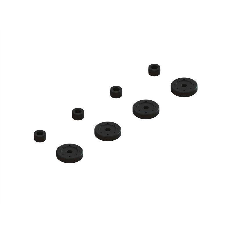 Arrma Shock Pistons & Cartridge Spacers (4 Shocks) ARA330570 - Excel RC