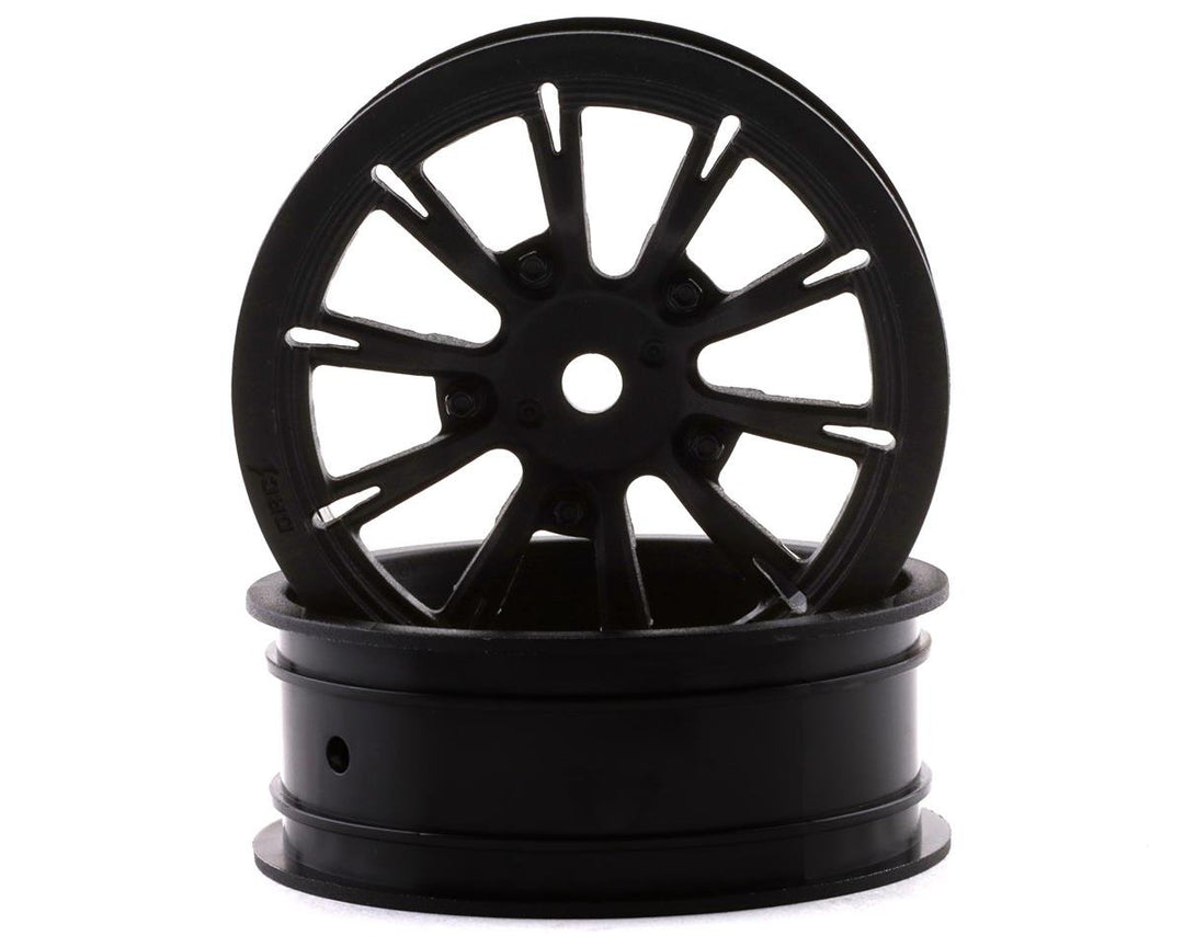 DragRace Concepts AXIS 2.2" Drag Racing Front Wheels w/12mm Hex (Black) (2) DRC-215