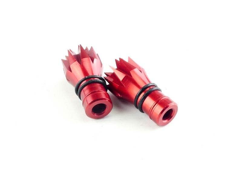 3D Color Stick Ends for Frsky X-Lite (2pcs) - Red - Excel RC