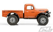 PRO-LINE 1946 Dodge Power Wagon Clear Body for 12.3'' (313mm) Wheelbase Scale Crawlers