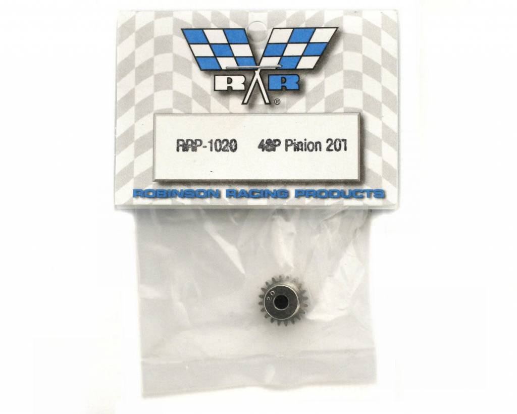 Robinson Racing Nickel-Plated 48 Pitch Pinion Gear 20T