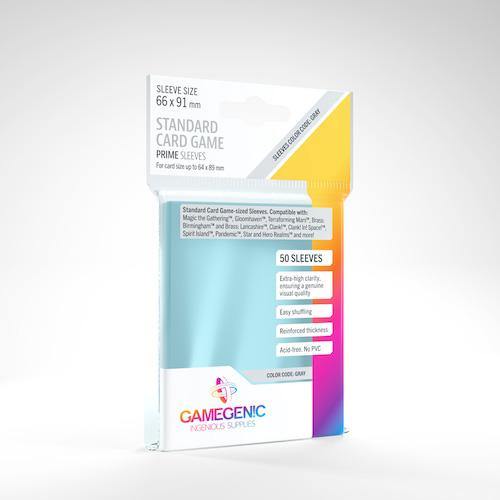 PRIME Standard Card Game Sleeves 66 x 91 mm - Excel RC