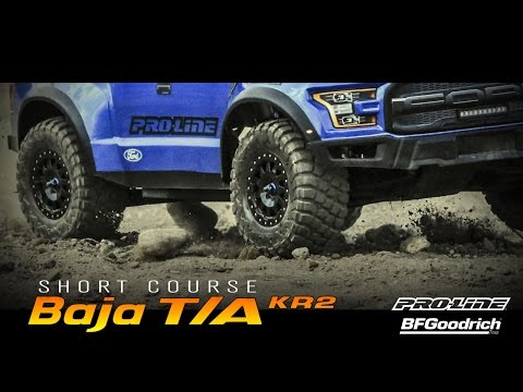 Pro-Line BFG Baja T/A KR2 SC 2.2"/3.0" M2 (Medium) All Terrain Tires Mounted 10123-10