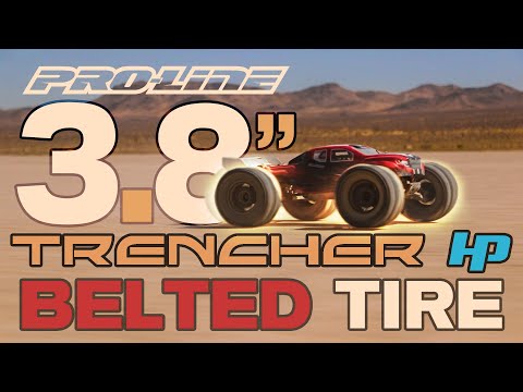 Pro-Line Trencher HP 3.8" Belted MTD Raid 8x32 17mm MT F/R