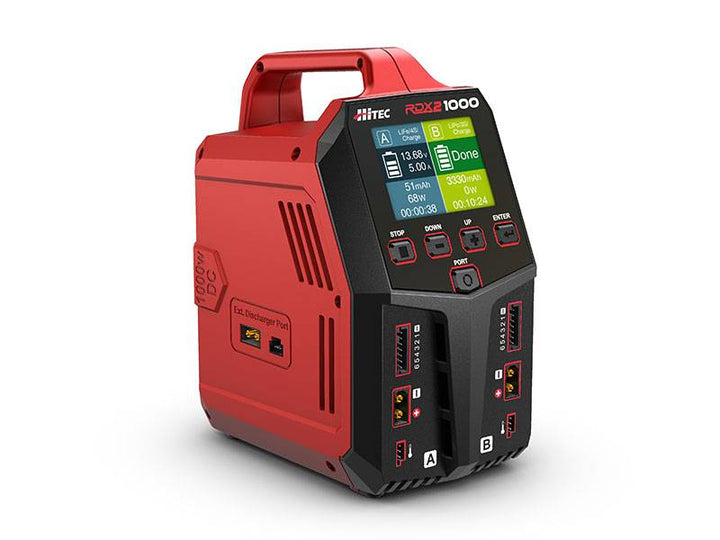 Hitec RDX2 1000 AC/DC Dual Charger (6S / 20A / AC-450W / DC-1000W) 44401