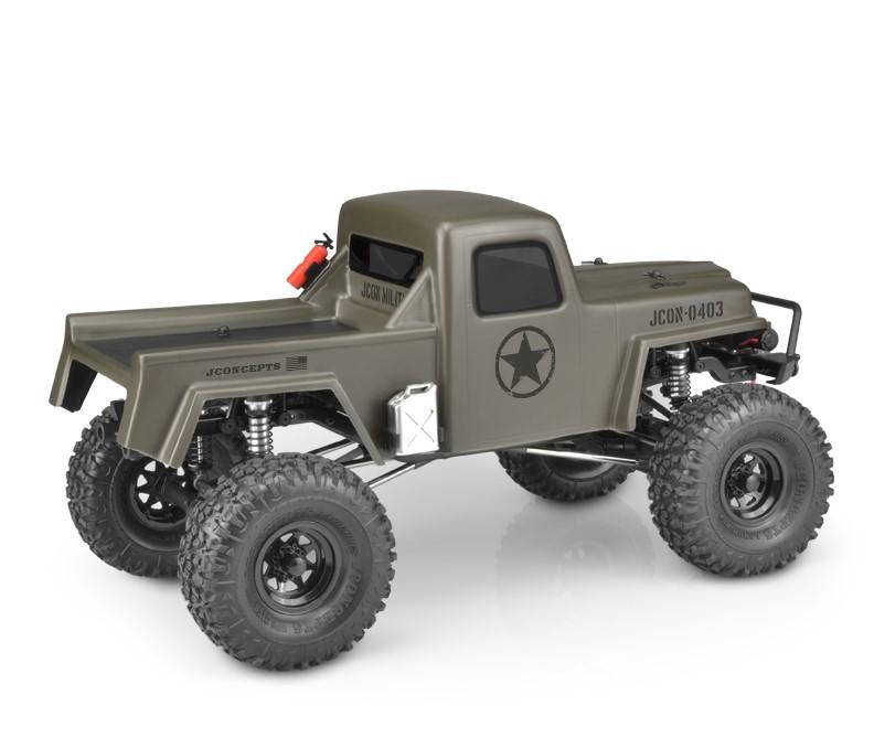 Jconcepts JCI Creep Clear Body for 12.3" Wheelbase Crawlers JCO0403