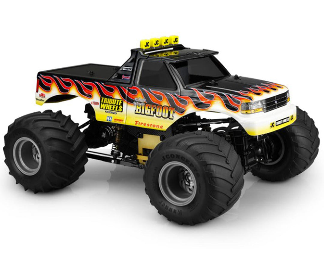 JConcepts 1993 Ford F250 Raptor "BIGFOOT" Monster Truck Body (Clear) (13") 0404TW