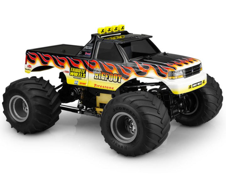 JConcepts 1993 Ford F250 Raptor "BIGFOOT" Monster Truck Body (Clear) (13") 0404TW