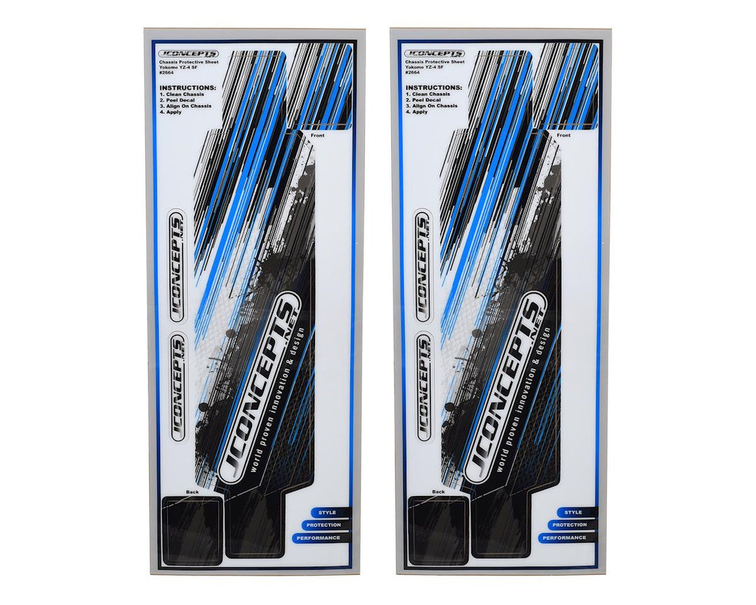 JConcepts Yokomo YZ4-SF Precut Chassis Protective Sheet JCO2664