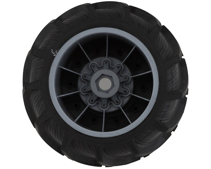 JConcepts Fling Kings Pre-Mounted Monster Truck Tires (Silver) (2) (Yellow) JCO3084-4099