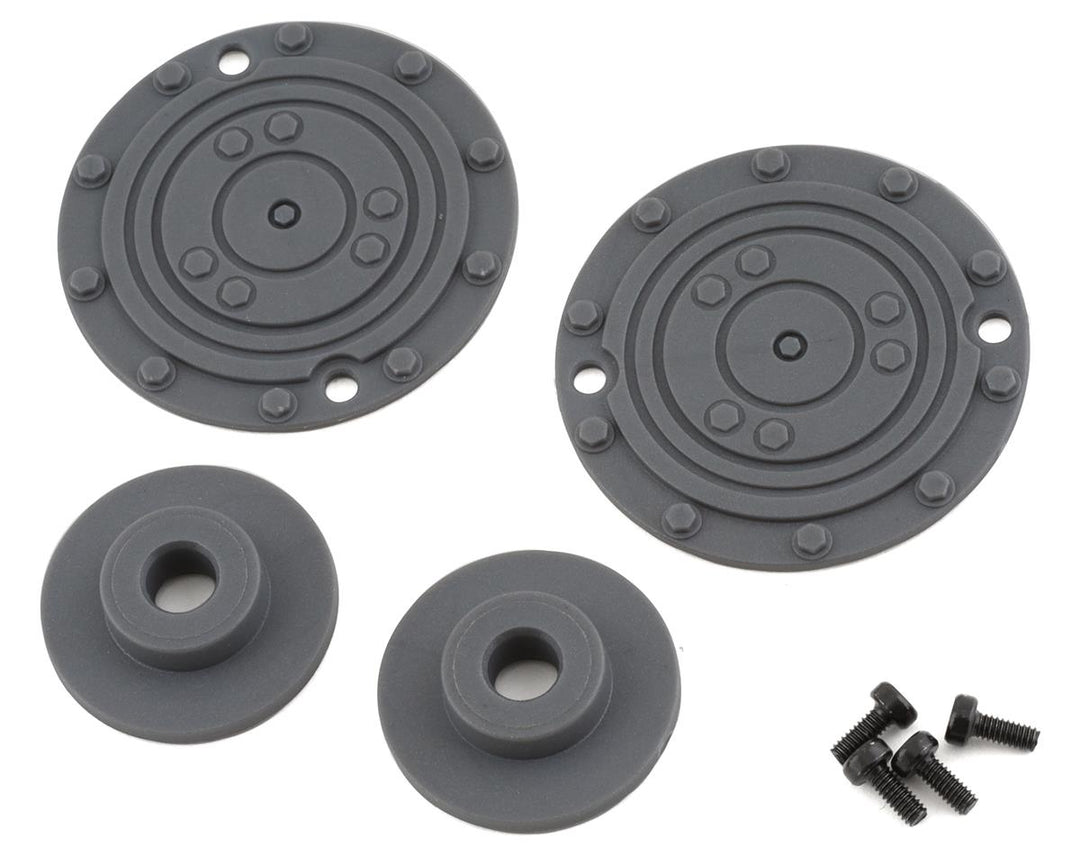 JConcepts Fling Kings Pre-Mounted Monster Truck Tires (Silver) (2) (Yellow) JCO3084-4099