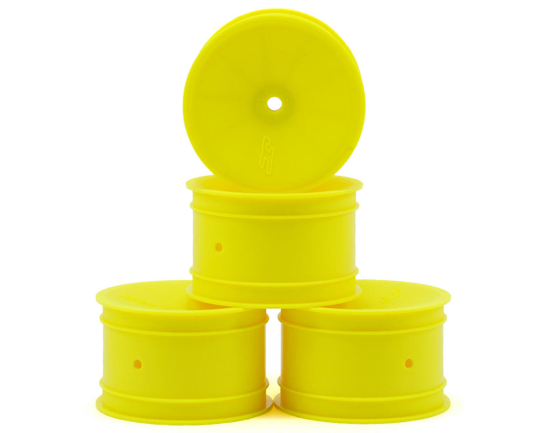 JConcepts 12mm Hex Mono 2.2 Rear Wheels (4) (B6/B74/RB6) (Yellow) JCO3348Y