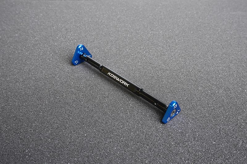 KOSWORK Aluminum Ride Height Guage Set 13 to 15mm and 16 to 18mm for 1/10 Scale Buggy Carpet KOS13300-1316