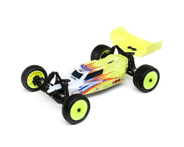 Losi Mini-B 1/16 2WD Brushed Buggy RTR Yellow and White - Excel RC
