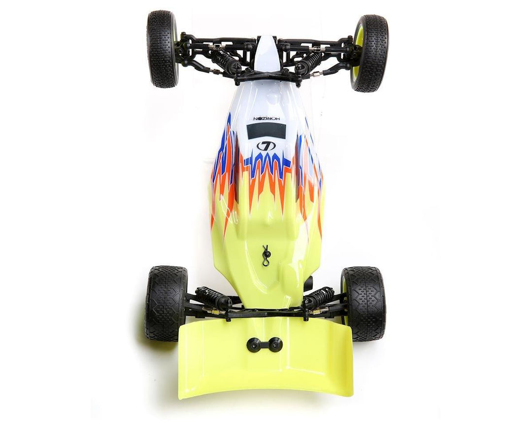 Losi Mini-B 1/16 2WD Brushed Buggy RTR Yellow and White - Excel RC