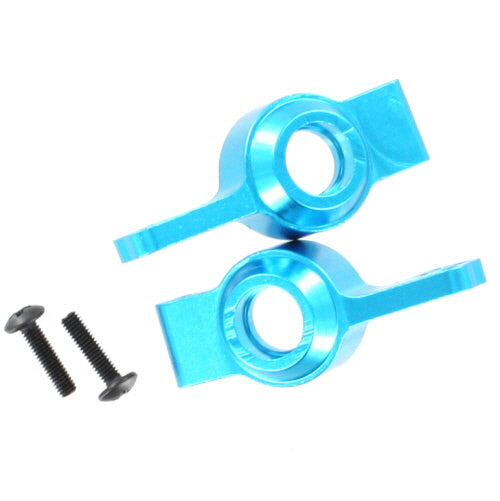 Redcat Racing Aluminum Rear Hub Carrier (Blue) (2pcs) 02130b