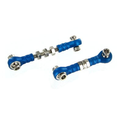 Redcat Racing Turnbuckle with Machined Rod Ends, Blue (2pcs) 122217