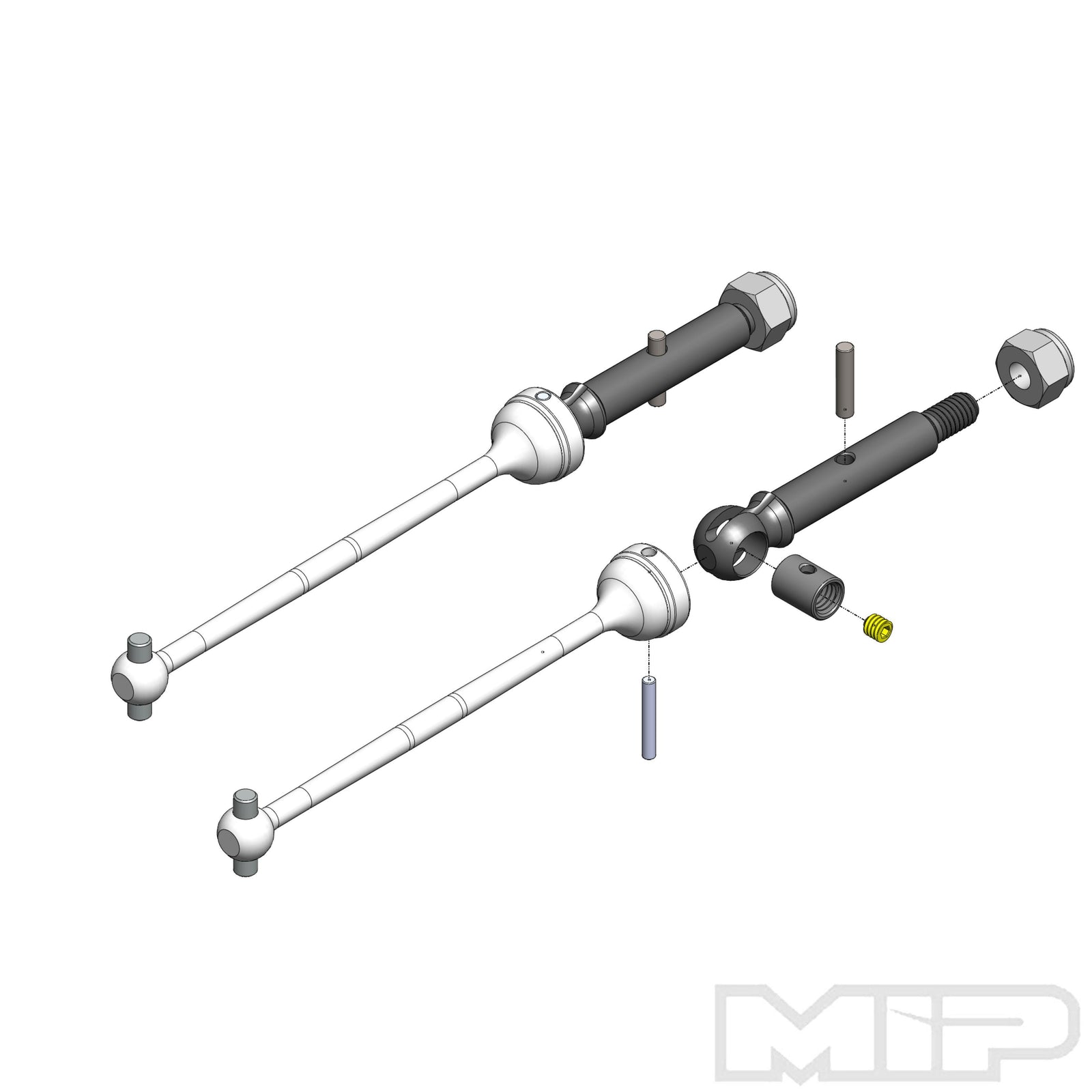 MIP #20060 - Shiny CVD Kit, Losi Mini-T/B 2.0 Series - Excel RC