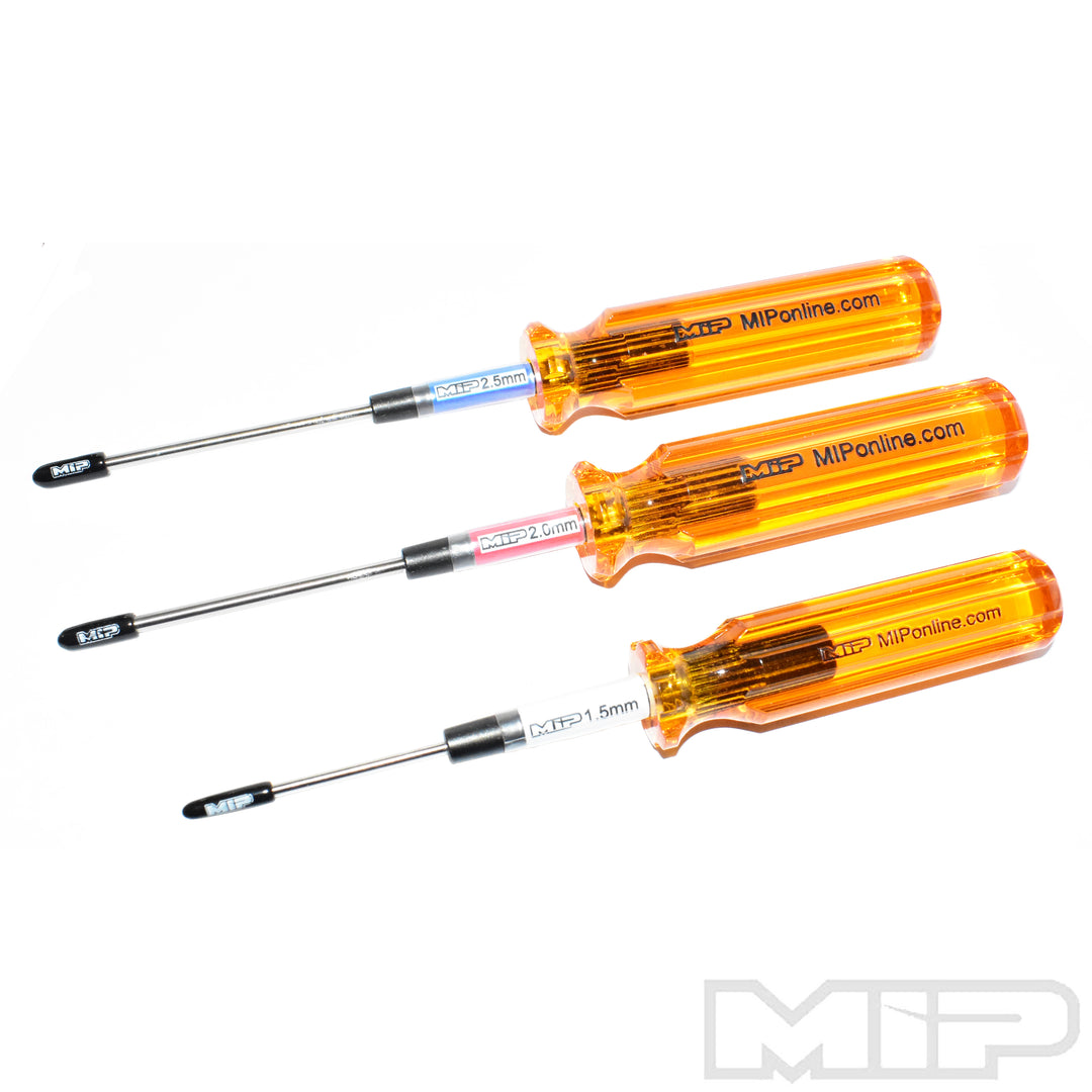MIP #9502 - 1.5mm, 2.0mm, & 2.5mm Hex Driver Wrench Set, Metric (3)