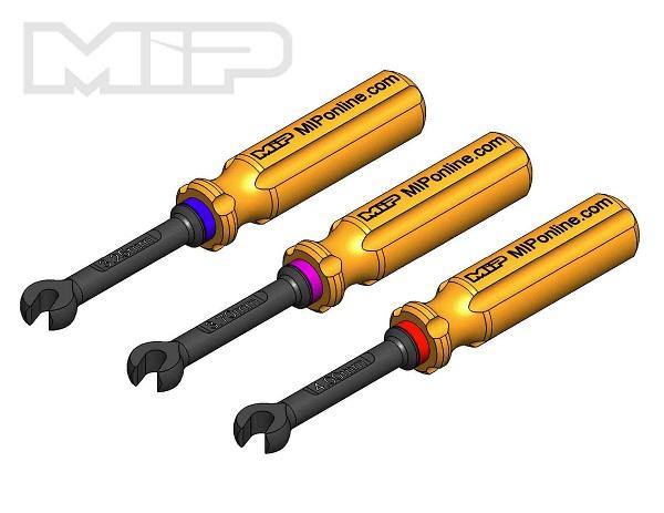 MIP #9730 - Turnbuckle Wrench Assortment Bundle Pack, 3.25, 3.70, & 4.00mm, 1/10th Scale AE, TLR, Lunsford etc. - Excel RC