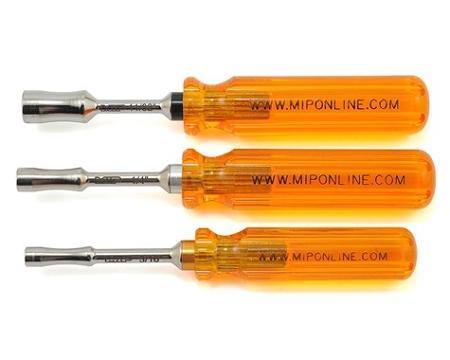 MIP #9505 - Nut Driver Wrench Set, SAE Standard (3), 3/16", 1/4", & 11/32" - Excel RC