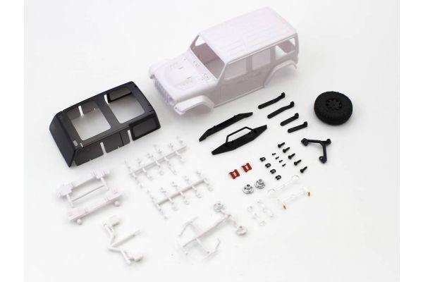 Kyosho JEEP WRANGLER RUBBICON White Body Set MXN01 - Excel RC