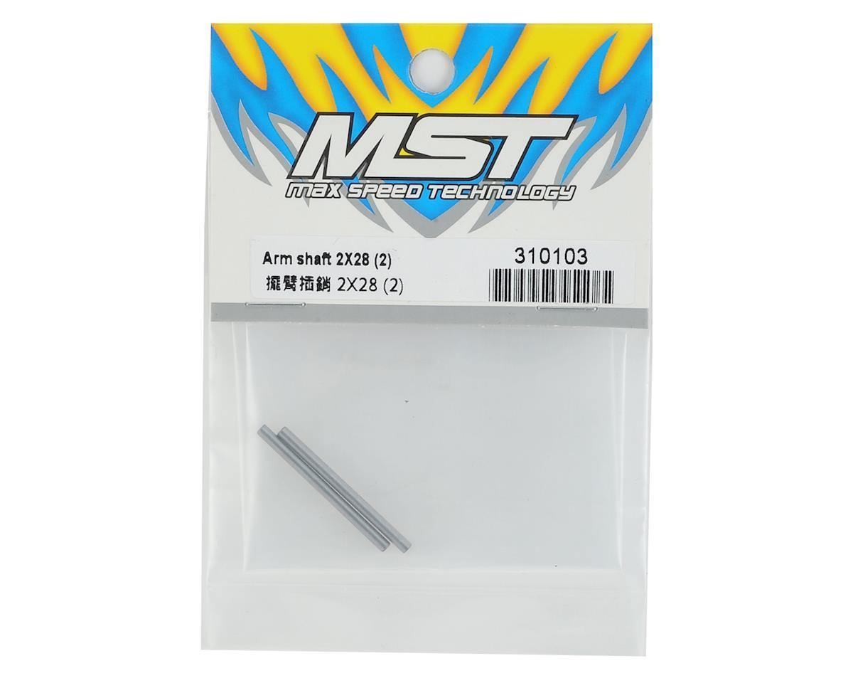 MST RMX 2.0 S 2x28mm Arm Shaft (2) MXS-310103 - Excel RC