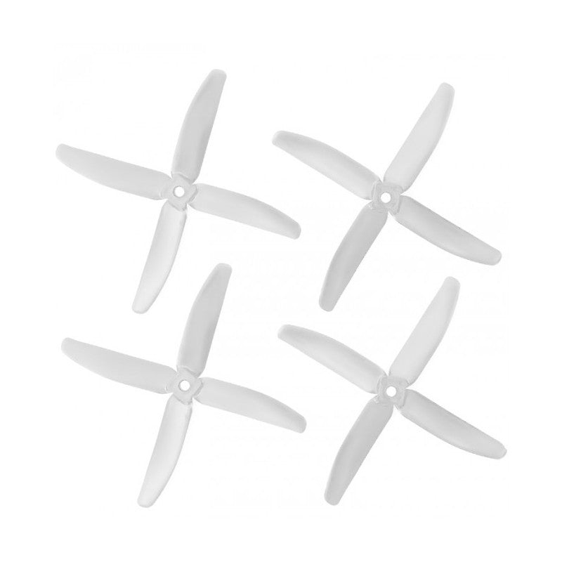 Gemfan GFN 5040 Quad 4 Blade Propellers 2L2R White