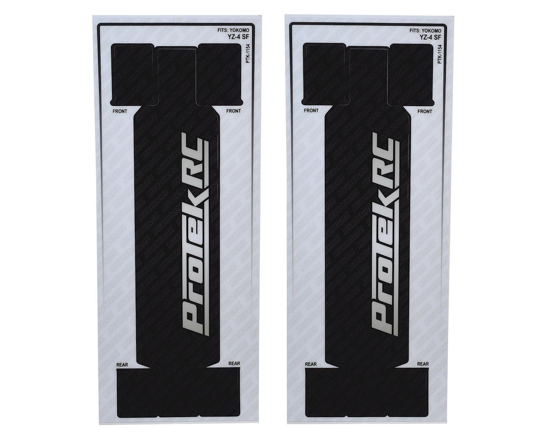ProTek RC Yokomo YZ-4 SF "Thick" Precut Chassis Protective Sheet (2) PTK-1154