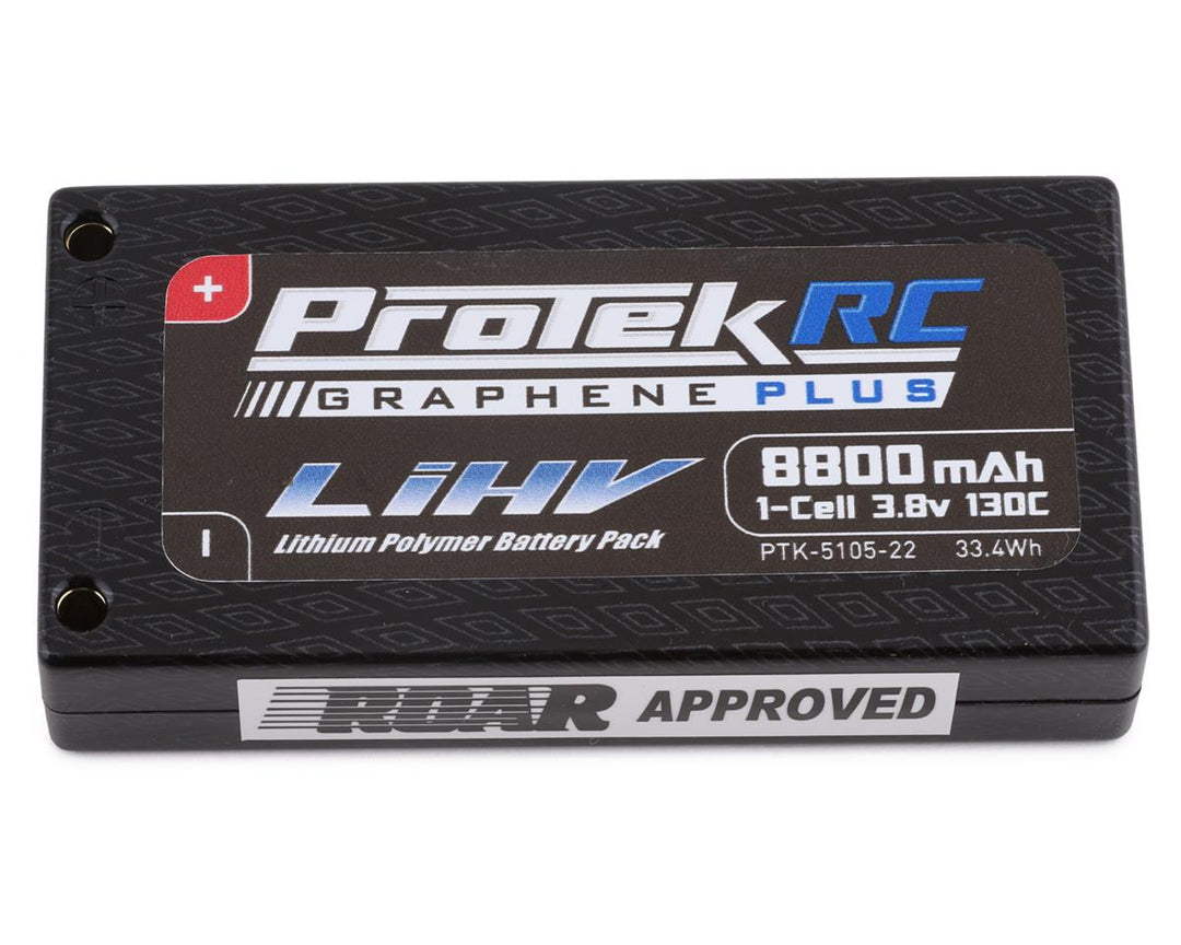 ProTek RC 1S 130C Low IR Si-Graphene + HV LiPo Battery (3.8V/8800mAh) PTK-5105-22