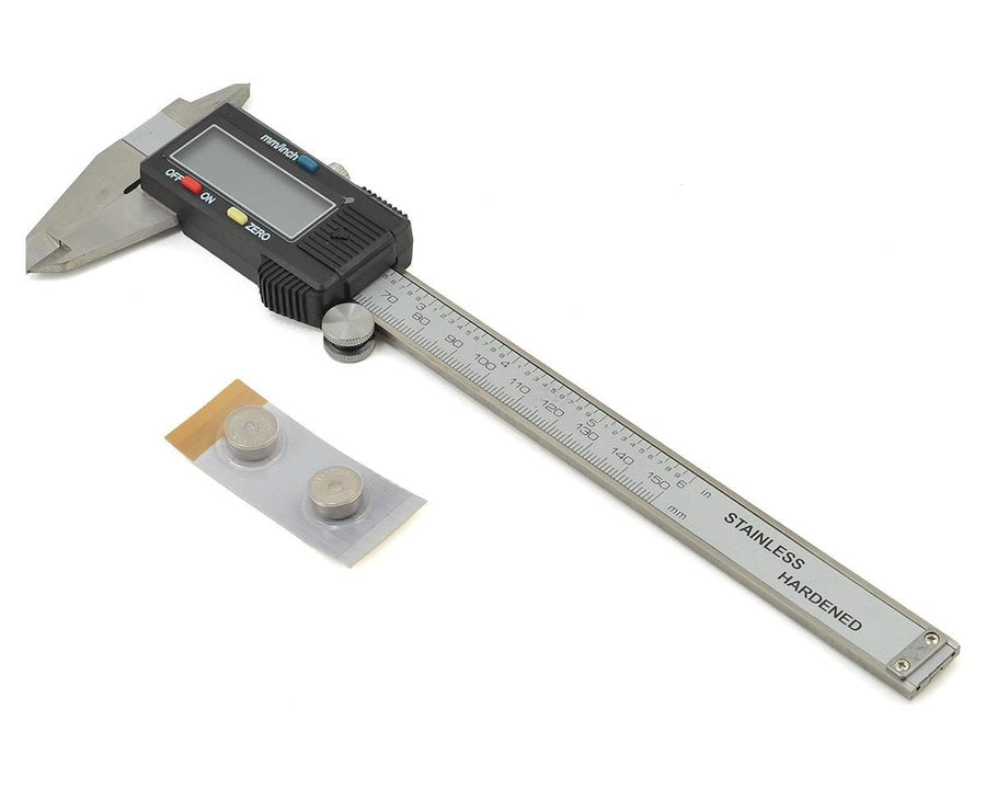 ProTek RC 6" Digital Caliper w/LCD Display & Hard Case PTK-8290 - Excel RC