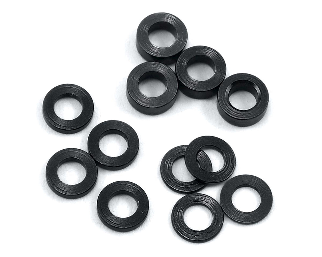 ProTek RC Aluminum Ball Stud Washer Set (12) (0.5mm, 1.0mm &amp; 2.0mm)