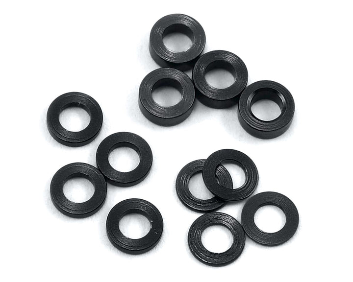 ProTek RC Aluminum Ball Stud Washer Set (12) (0.5mm, 1.0mm &amp; 2.0mm)