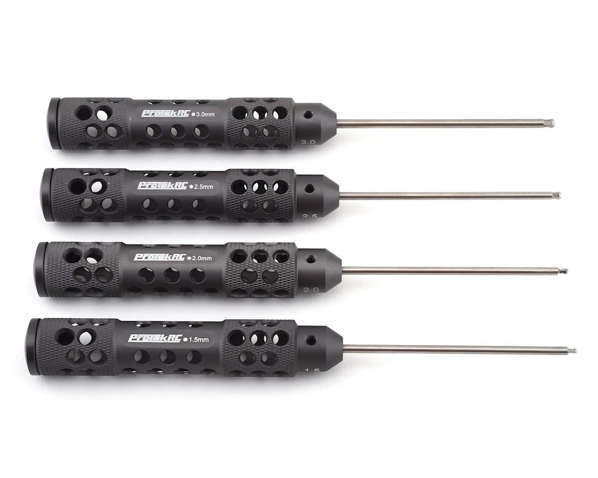 ProTek RC "TruTorque SL" Metric Ball End Hex Driver Set (4) PTK-8417 - Excel RC