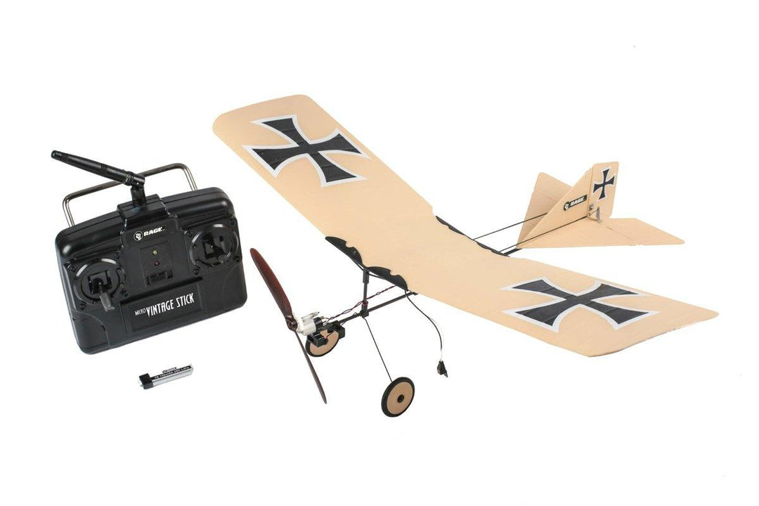 Rage RC Vintage Stick Micro RTF Airplane RGRA1111 - Excel RC