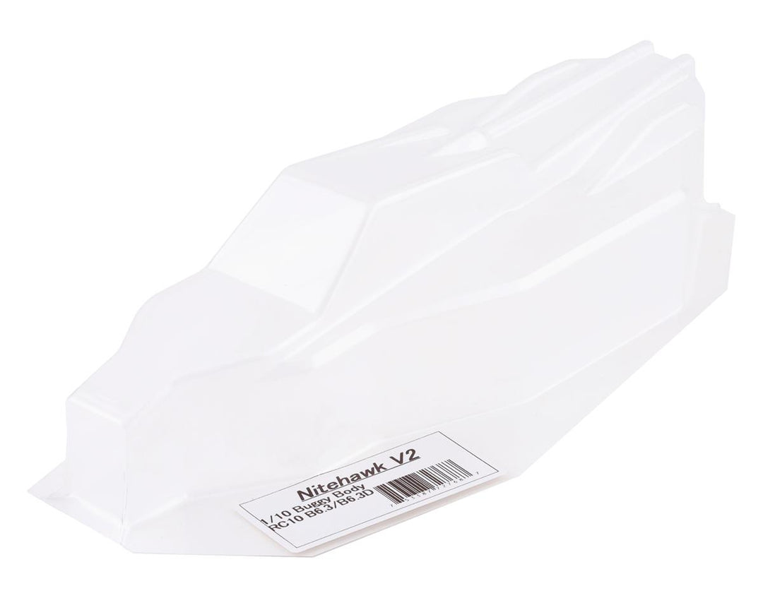 Raw Speed RC RC10 B6.3 Nitehawk V2 1/10 Buggy Body (Clear) RWS780106