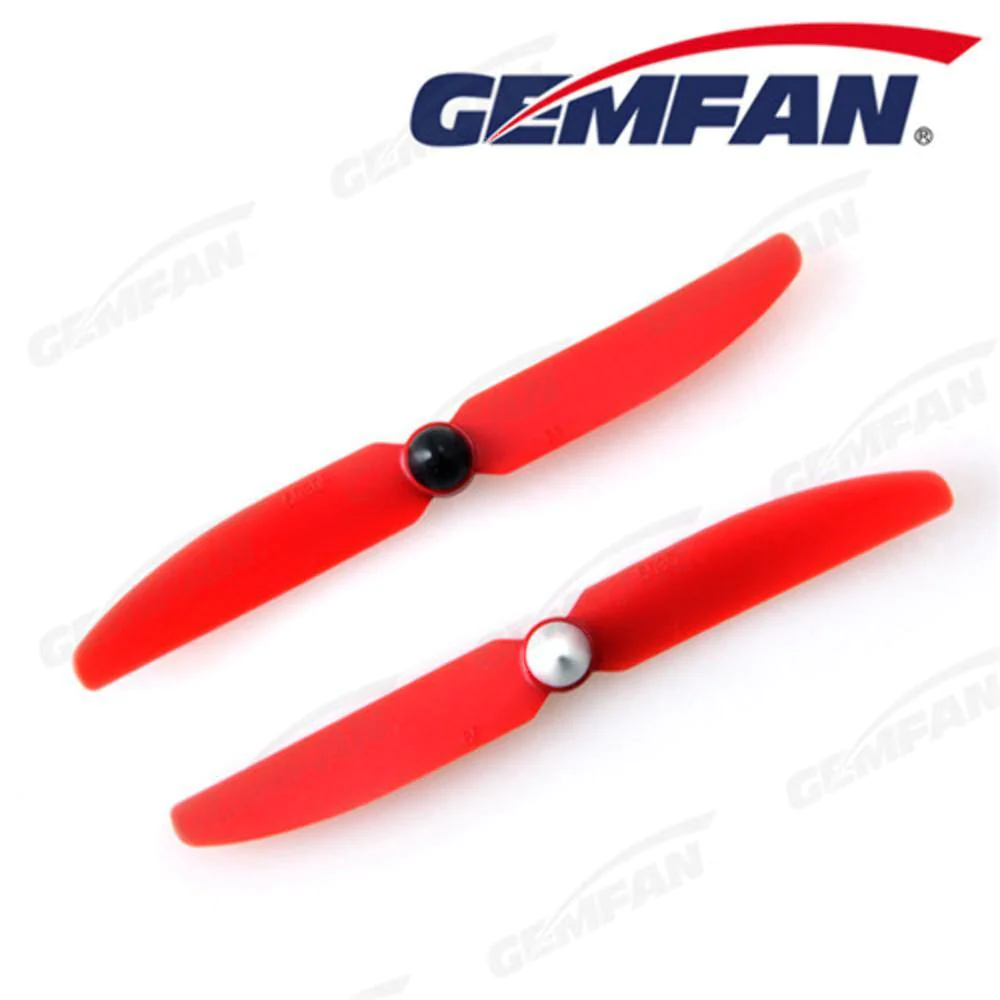 Gemfan 2-BLADES ABS 5030 RED (4 Pack) Self tightening nut For DJI