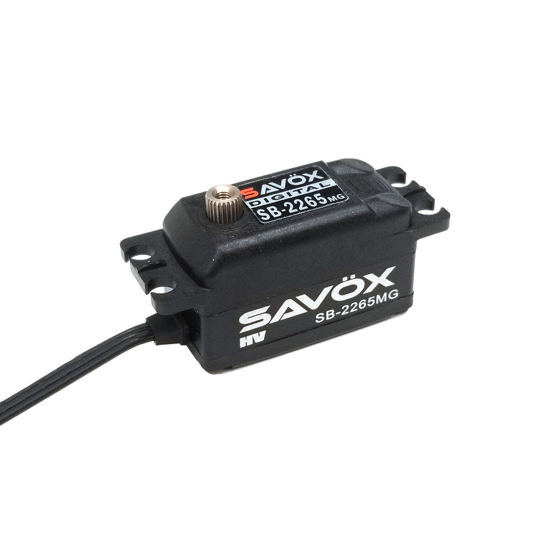 Savox Black Edition Low Profile High Voltage Brushless Digital Serv SAVSB2265MG-BE