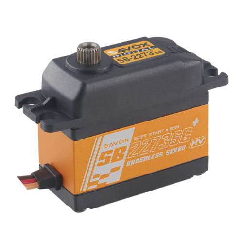 Savox High Voltage Brushless Digital Servo 0.095sec/388.8oz @ 7.4V SB2273SGP