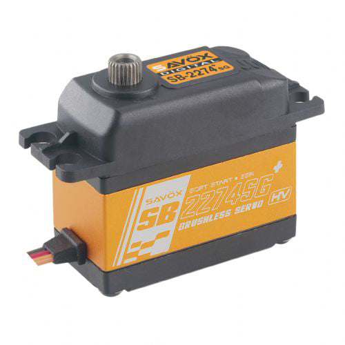 Savox High Voltage Brushless Digital Servo 0.080sec/347.2oz @ 7.4V SB2274SGP