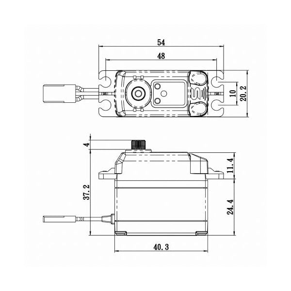Savox High Torque Digital Servo 0.11sec / 347oz @ 7.4V SAVSC1268SGP