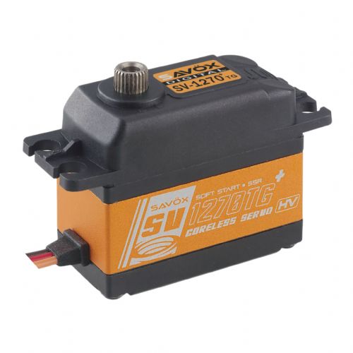 Savox High Voltage Coreless Digital Servo 0.11sec / 486.1oz @ 7.4 SAVSV1270TGP