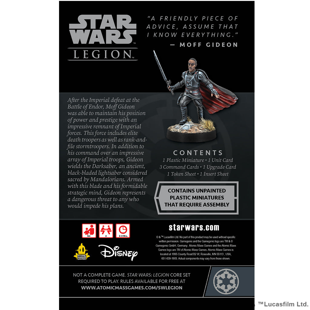 Star Wars: Legion - Moff Gideon Commander Expansion