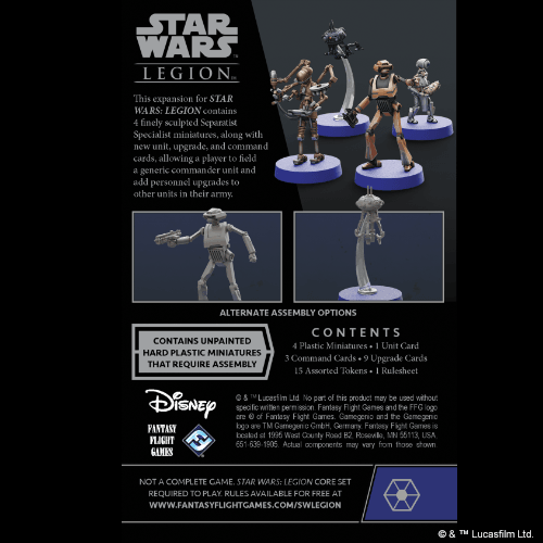 Star Wars Legion: Separatist Specialists - Excel RC