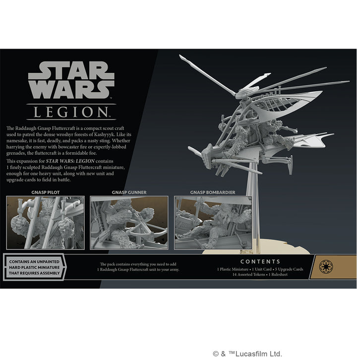 Star Wars: Legion SWL84 Raddaugh Gnasp Fluttercraft Unit Expansion SWL84